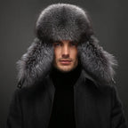 Eco Fur Hat Unisex Winter Ear Flap Trapper Hat Warmth