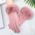 Elegant Lunara Style Gloves Pink