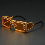 VANTAGE-X Sunglasses – Cyber-Luxe Visionary Eyewear Gold
