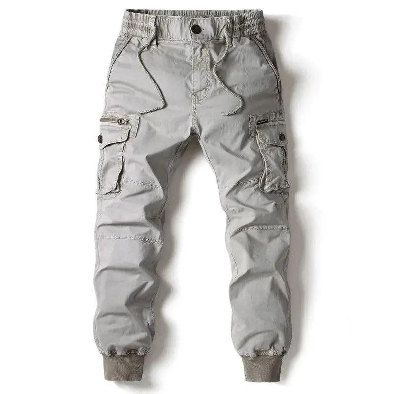 Men's Cargo Pants - Striker Style Light Grey