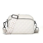 Women's Elegant Leather Shoulder Bag Beige