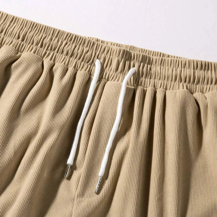 Men’s Velvet Drawstring Shorts-MODAUTLET
