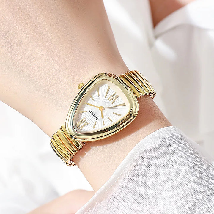 Elegant Serpent-Inspired Aura Timepiece-MODAUTLET