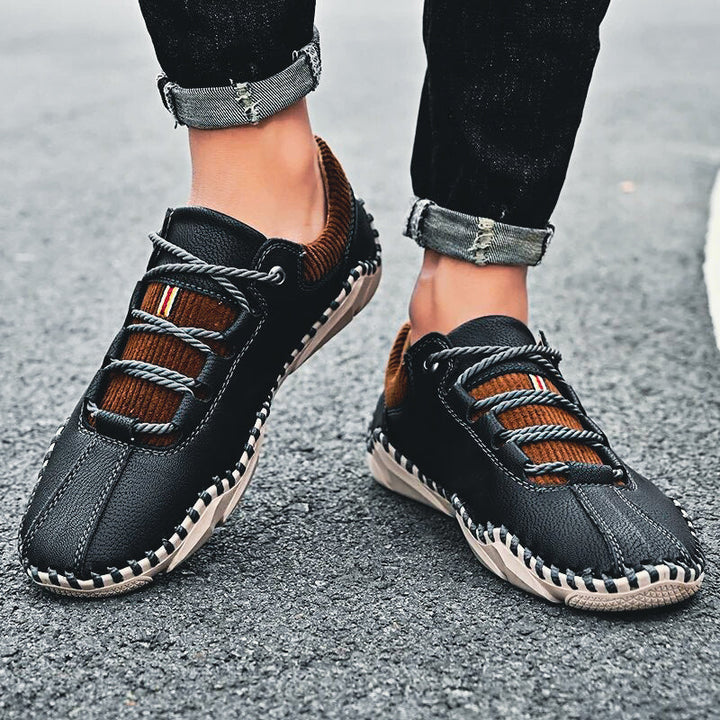 Men's Genuine Italian Leather Shoes-MODAUTLET