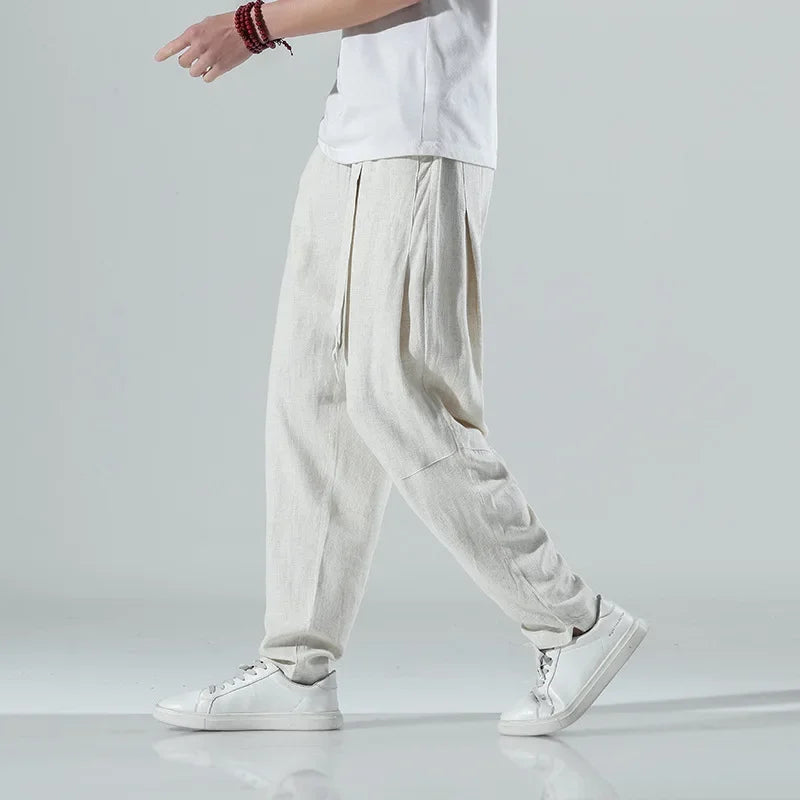 Men's Linen Drift Pants-MODAUTLET