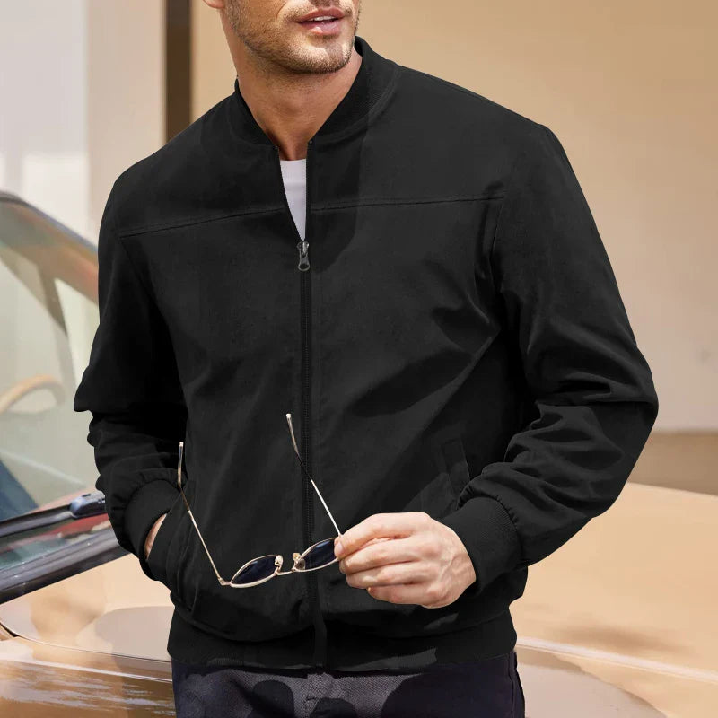 Men's Suede Jacket – Stylish and Comfortable Outerwear Black