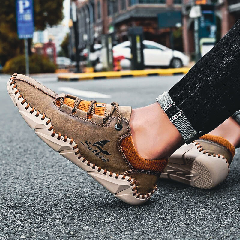 Men's Genuine Italian Leather Shoes-MODAUTLET