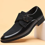 Oliver Handcrafted Leather Monk‑Strap Shoes