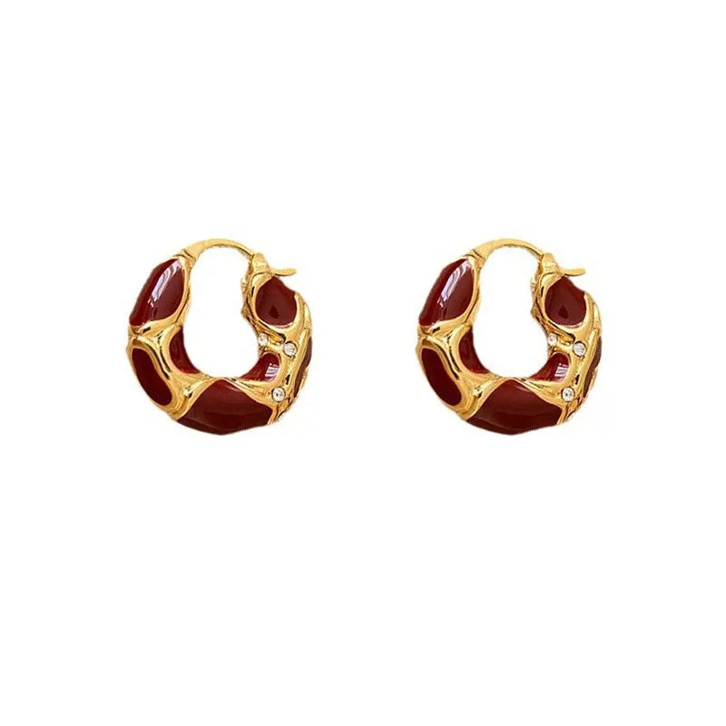 Elegant Curved Earrings - Stylish and Modern Design-MODAUTLET