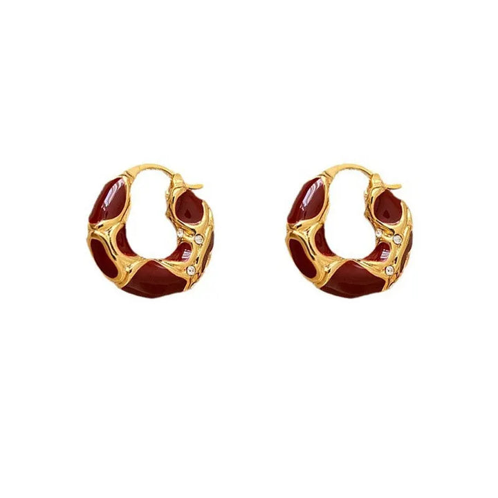 Elegant Curved Earrings - Stylish and Modern Design-MODAUTLET