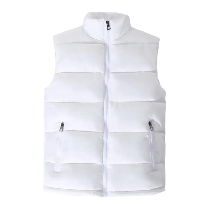 Men's Lightweight Quilted Puffer Vest with Slim Collar
