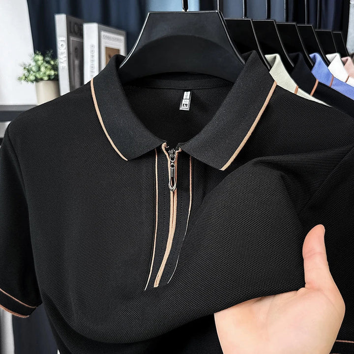 Men's Pinehurst Zipline Performance Polo-MODAUTLET