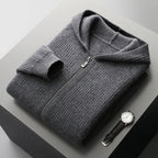 Men's Cashmere Zip Hoodie - Sorrento Style