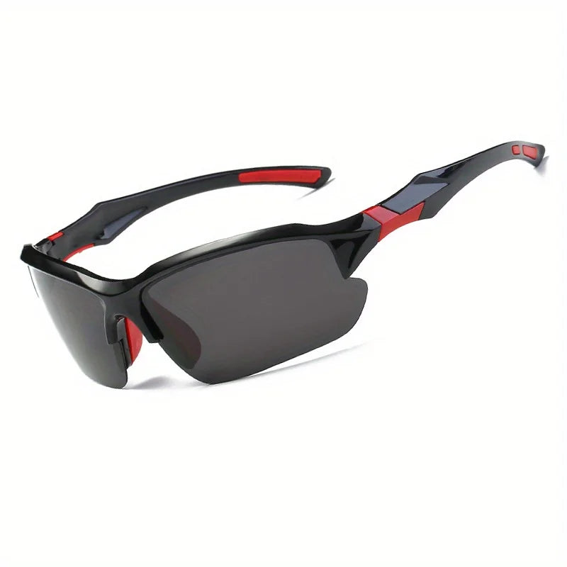 Wind-Defying Polarized Sports Sunglasses red