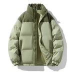 Men's Stylish Puffer Jacket - Warm & Lightweight Moss