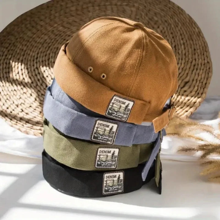 Vintage Washed Cotton Dome Cap – Unisex Adjustable-MODAUTLET
