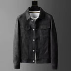 Men's Suede Jacket – Stylish and Comfortable Outerwear Black