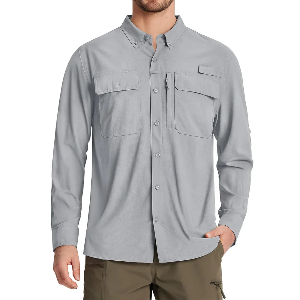 UV Protection Performance Shirt Light Gray