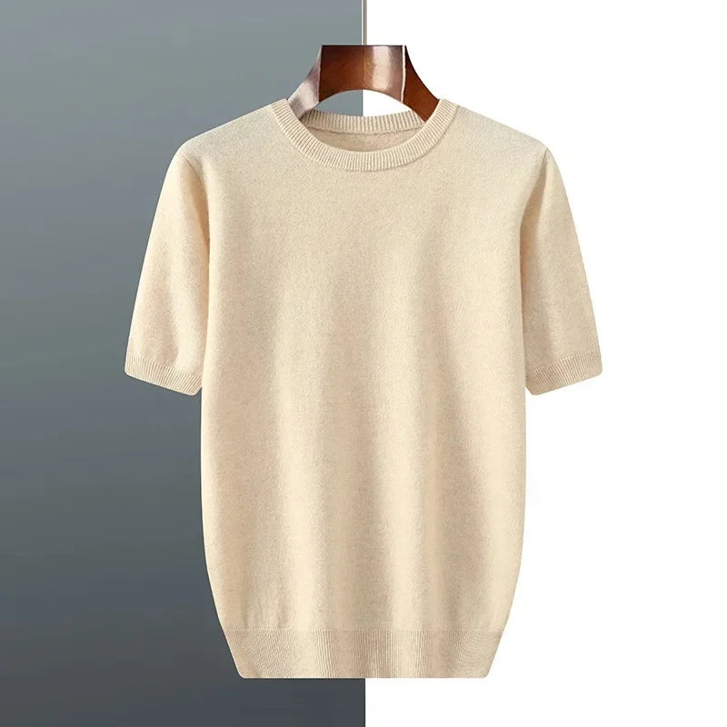Men's Andari Knit Tee-MODAUTLET