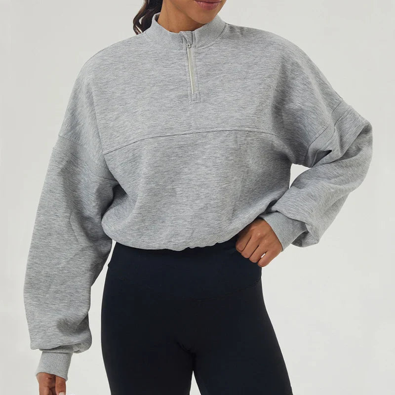 Women's Active Pullover - Comfortable and Stylish Workout Top