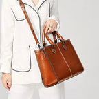 Elegant Genuine Leather Women's Tote Bag