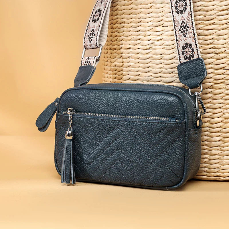 Women's Elegant Leather Shoulder Bag