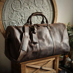 Canvas Travel Duffel Bag Brown