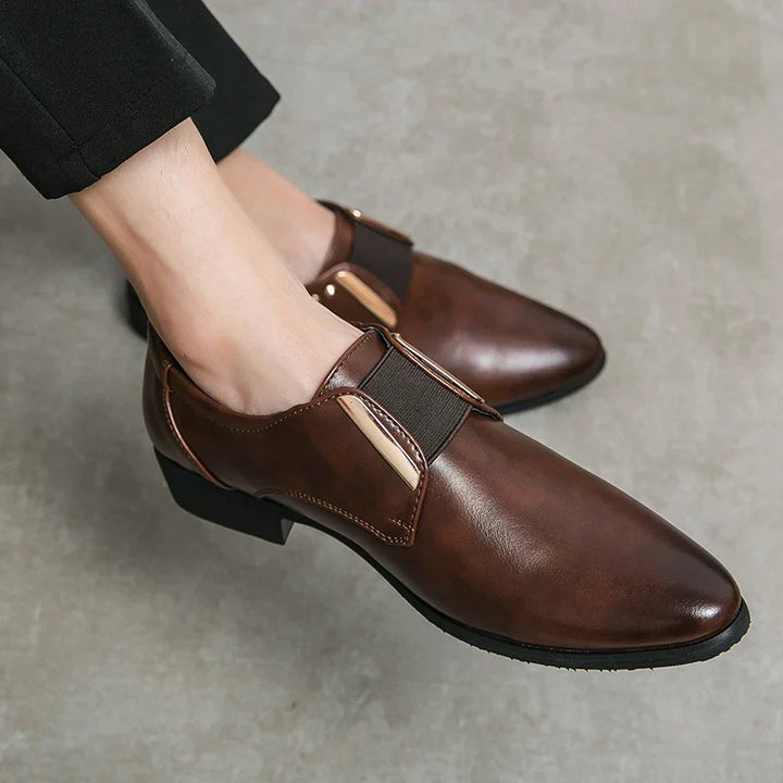 Men's Stylish Soft Leather Shoes-MODAUTLET