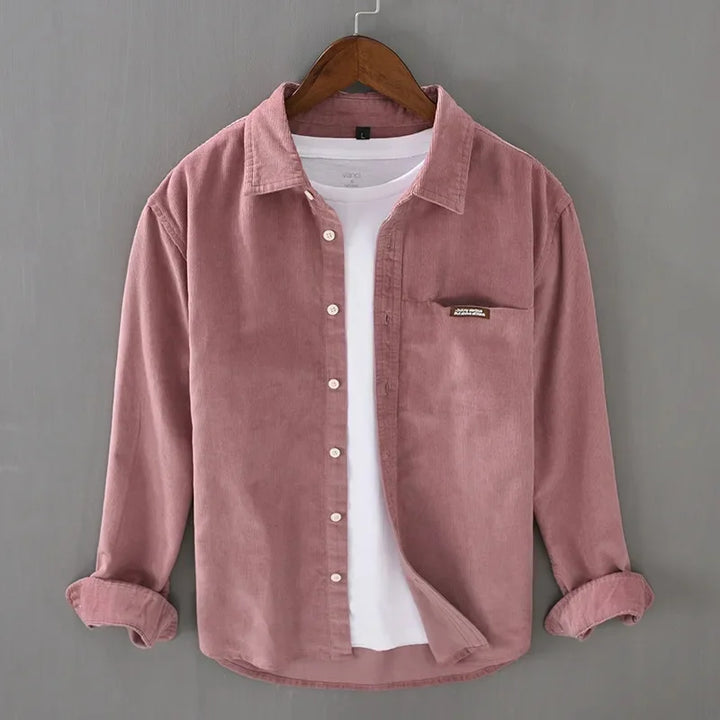Men's Corduroy Shirt - Salerno Style-MODAUTLET