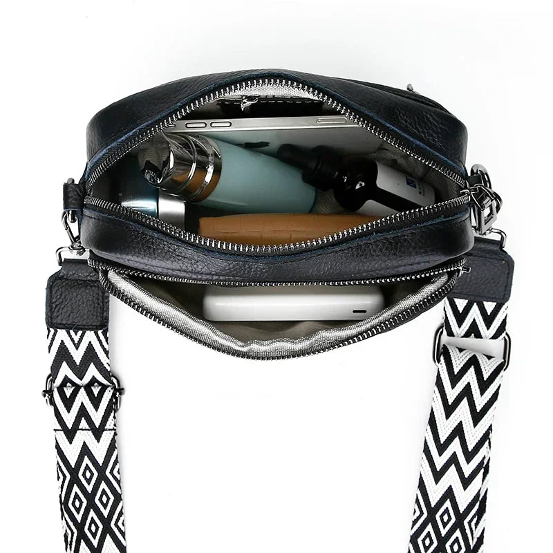 Women's Elegant Leather Shoulder Bag