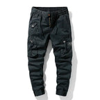Men's Cargo Pants - Stylish Utility Trousers Black