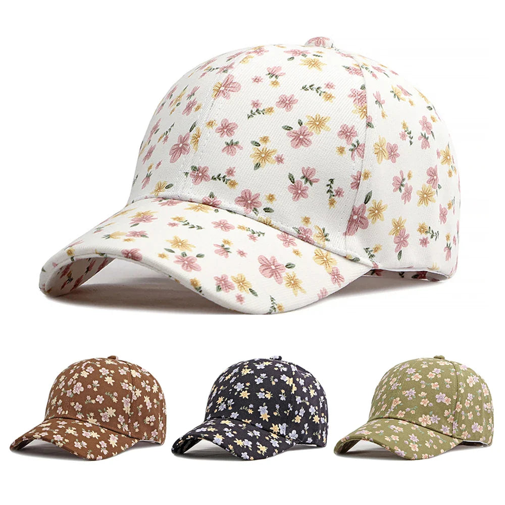 Floral Sun Hat-MODAUTLET