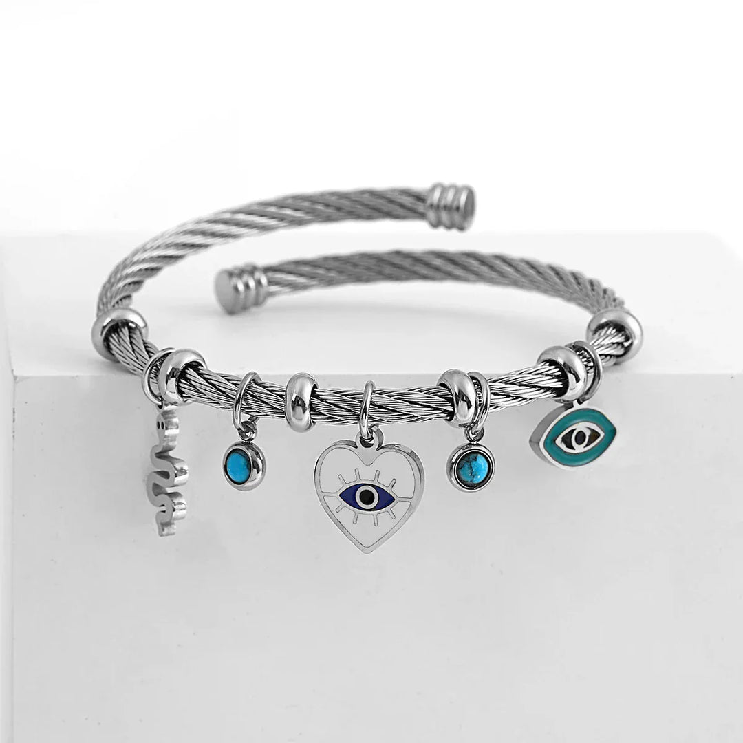 Twisted Band Open Cuff Bracelet for Women – Stylish Everyday Accessory-MODAUTLET
