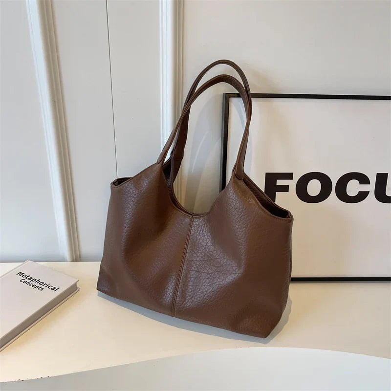 Aspen | Hobo Tote Bag Coffee 38cmx28cmx13cm