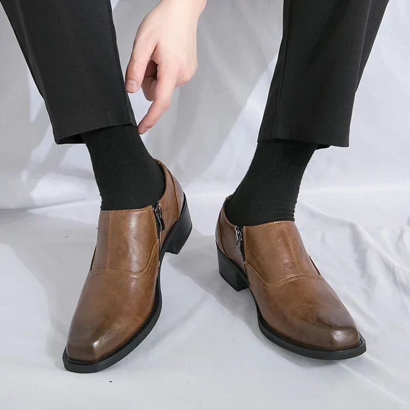 Men's Comfortable Leather Shoes-MODAUTLET