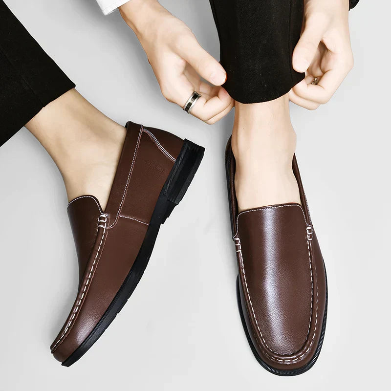 Men's Classic Chic Genuine Leather Loafers-MODAUTLET