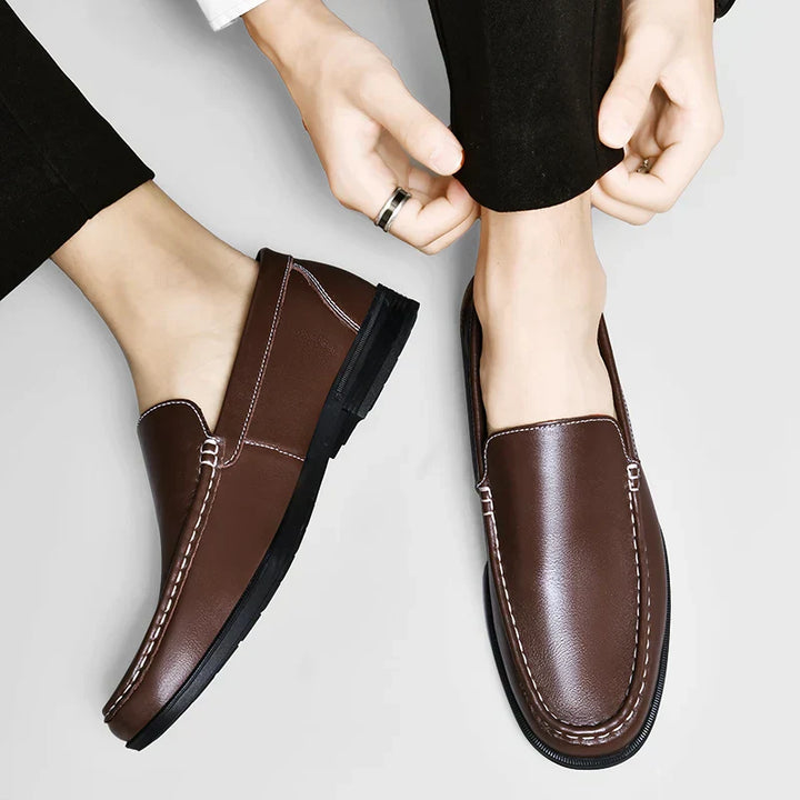 Men's Classic Chic Genuine Leather Loafers-MODAUTLET