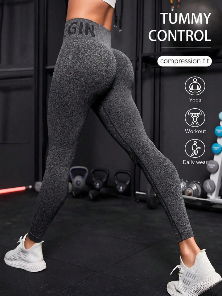 Leggings de yoga pêche sans coutures pour femmes, taille haute, leggings de fitness