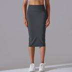 Women's Eleganza Pencil Skirt – Elegant Fit – Flattering Silhouette for Every Occasion Grey