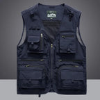 Utility Vest for Versatile Outdoor Use Navy Blue