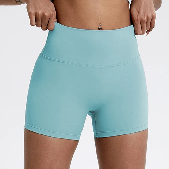 Women's Summer High Waist Buttock Lift Cycling and Workout Shorts