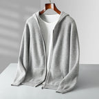 Men's Cashmere Zip Hoodie