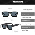 Retro Square Unisex UV400 Sunglasses