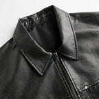 Men's Leather Overshirt