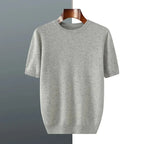 Men's Andari Knit Tee Light Gray