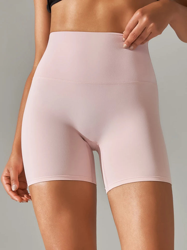 Women's High Waist Squat Proof Yoga Shorts for Fitness and Cycling
