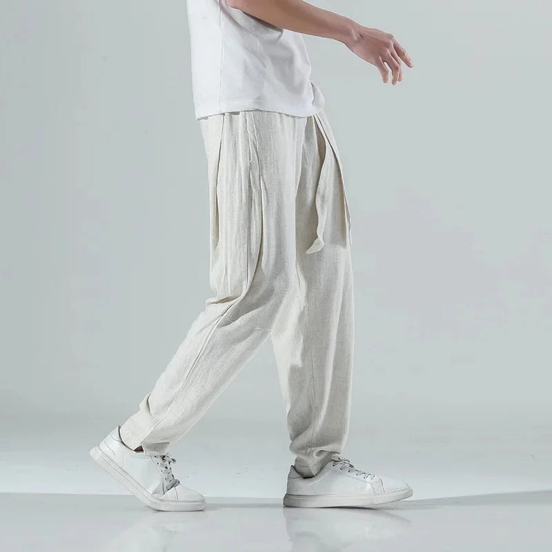 Men's Linen Drift Pants-MODAUTLET