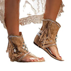 Women's Retro Fringe Boho Sandals