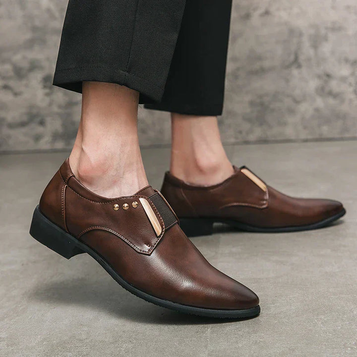 Men's Stylish Soft Leather Shoes-MODAUTLET