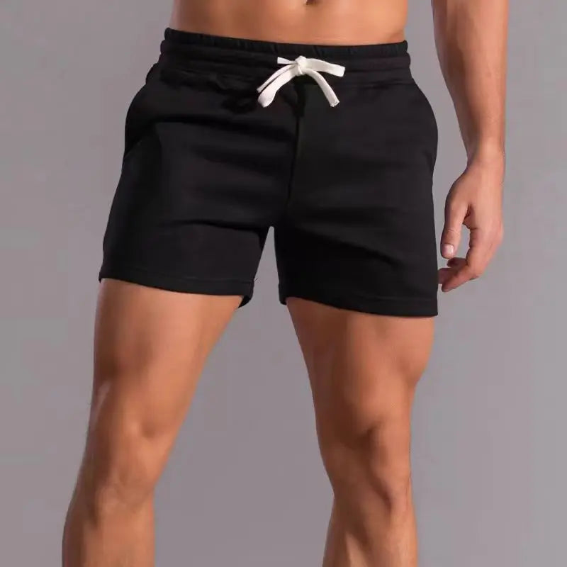 Cotton Fitness Shorts For Men Perfect For Gym Workouts black